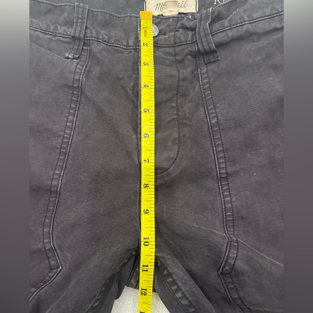 [W29Ins26”]Madewell Relaxed Straight Dark Charcoal Cargo Jeans Pants - Picture 8 of 9